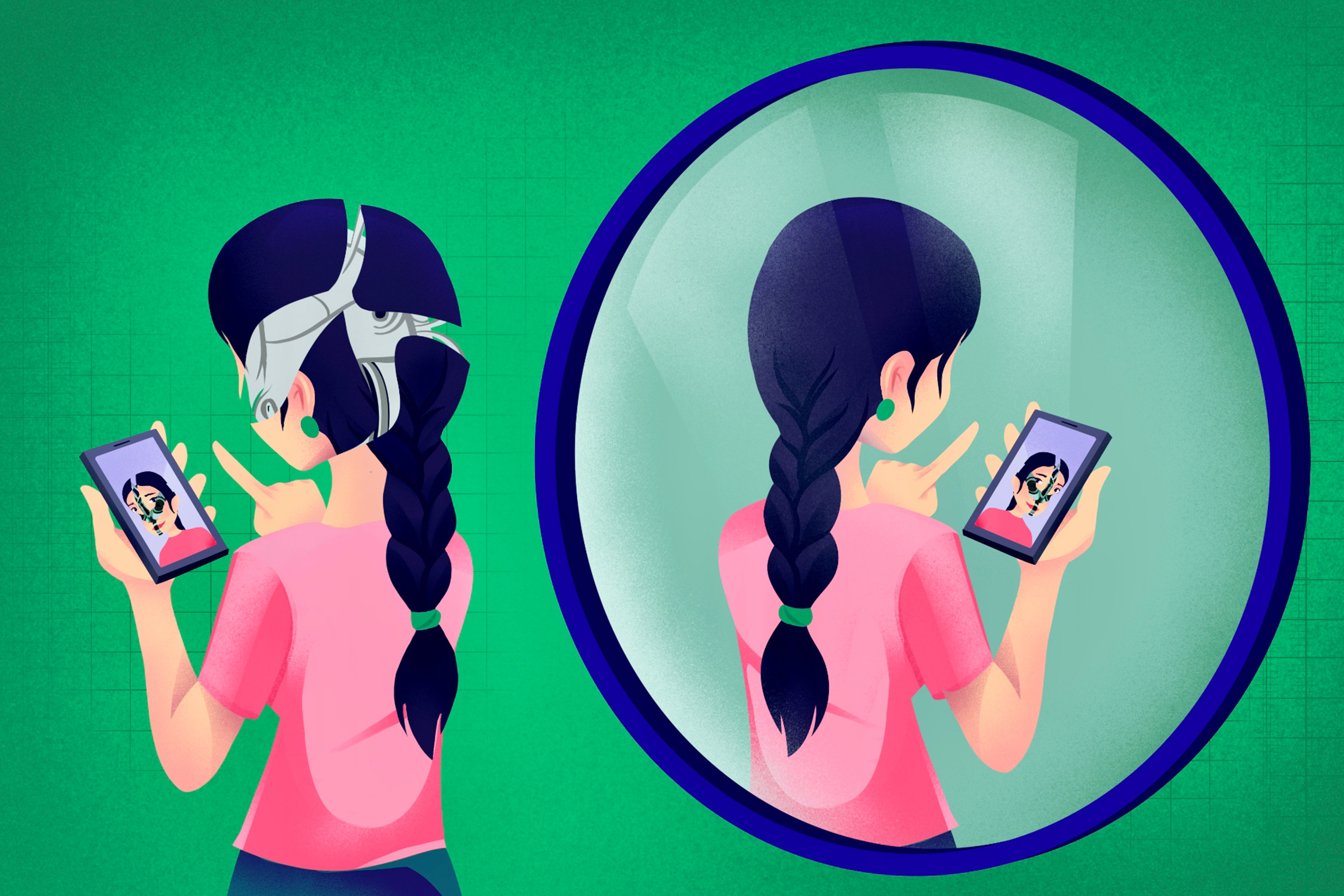 Extending the self with Instagram's augmentedreality face filters